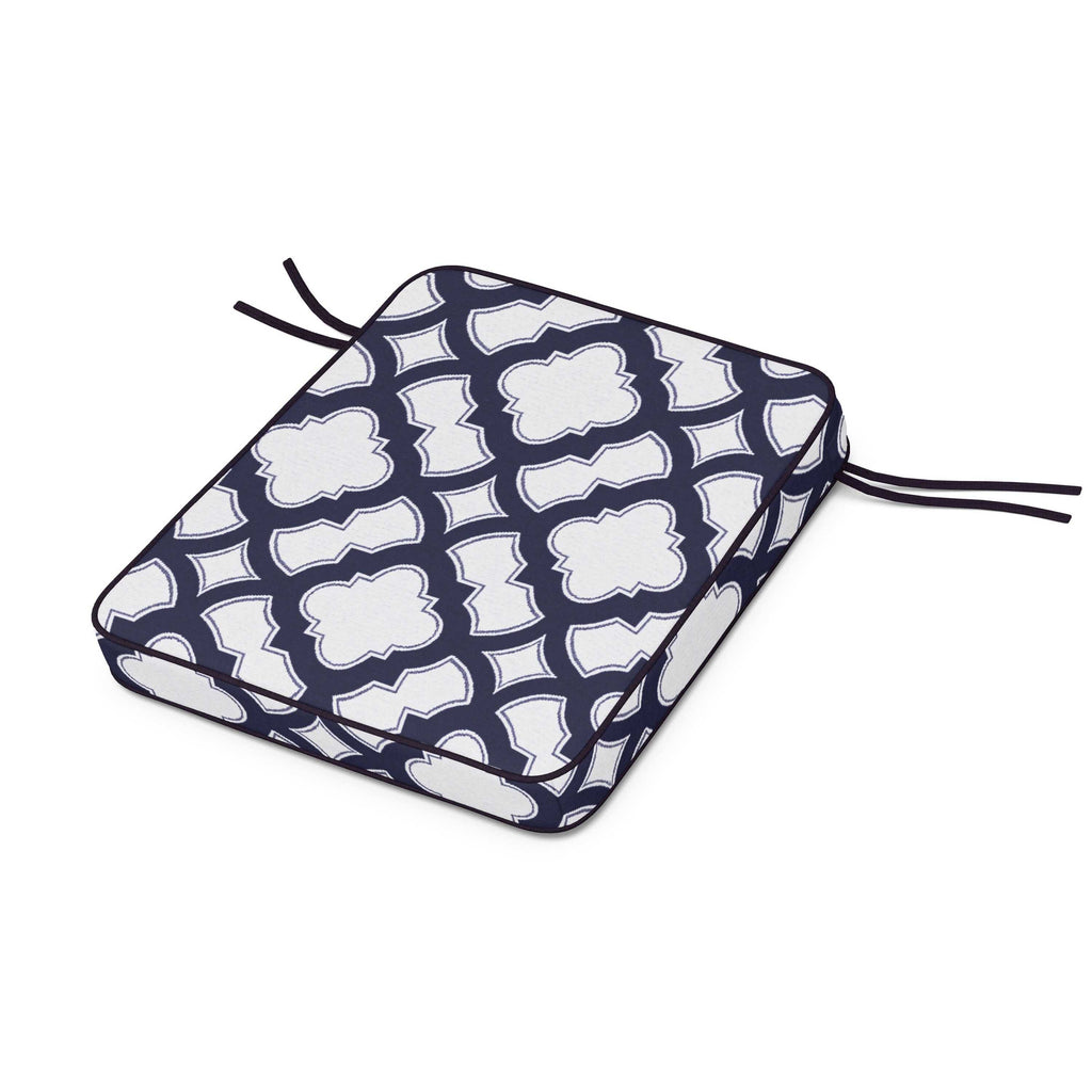 Chinoiserie Rocker Seat Cushion