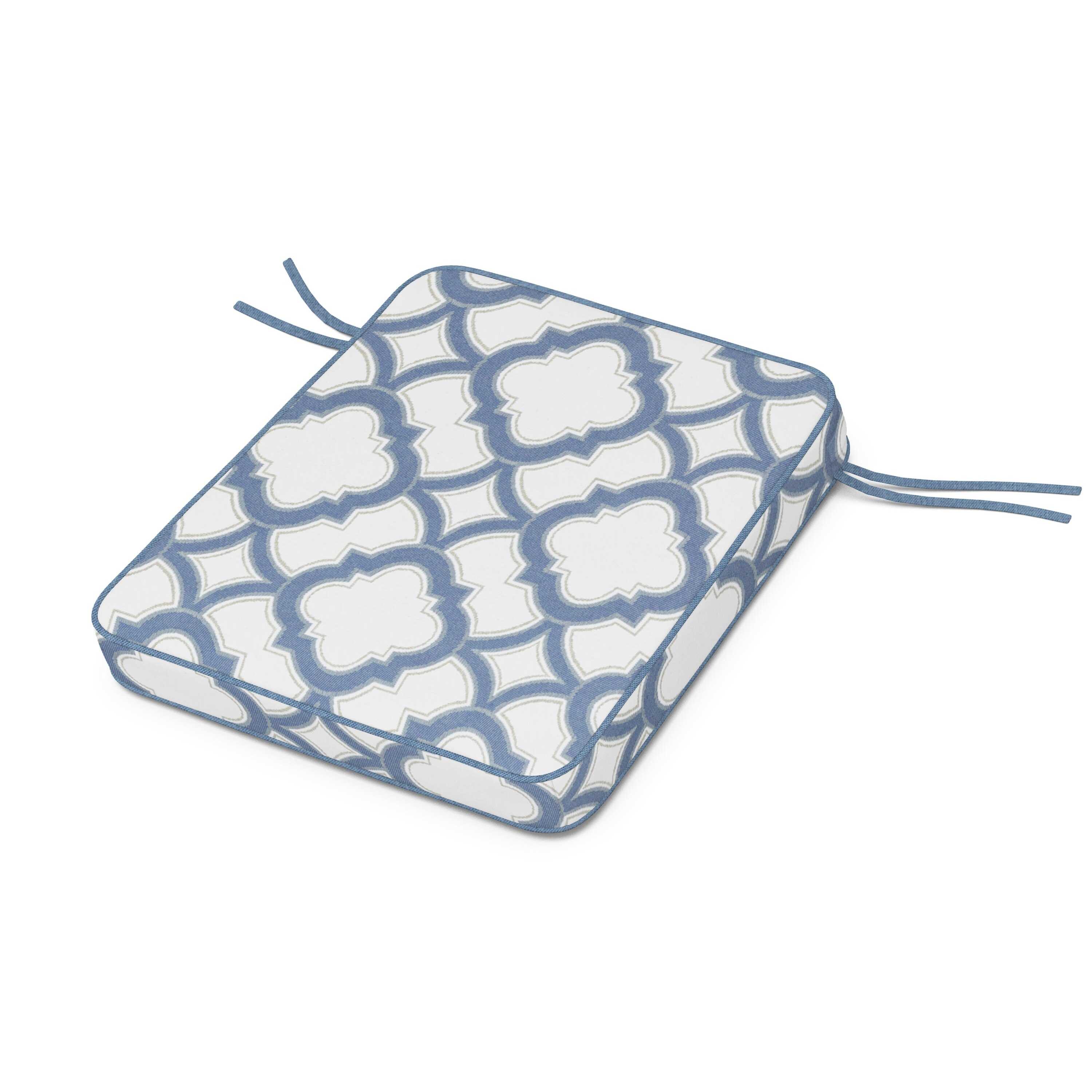 Chinoiserie Rocker Seat Cushion