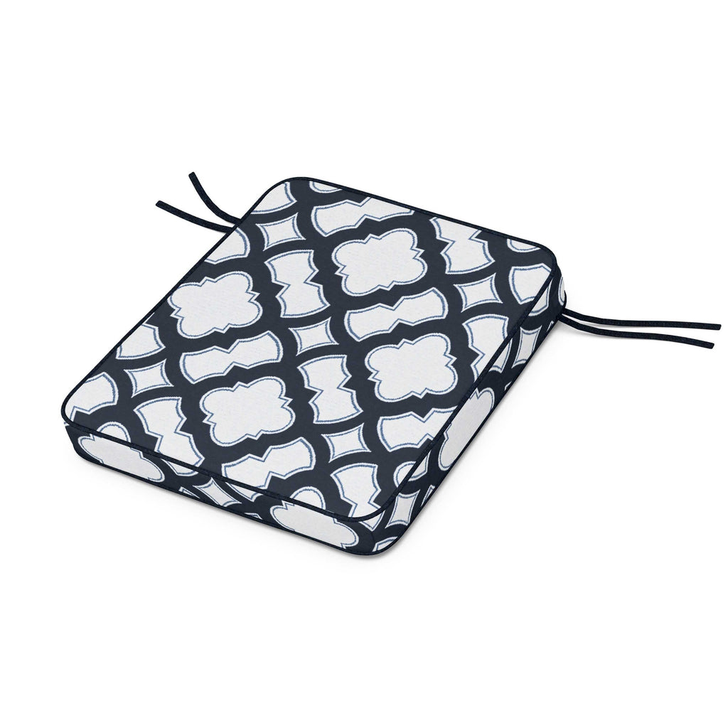 Chinoiserie Rocker Seat Cushion